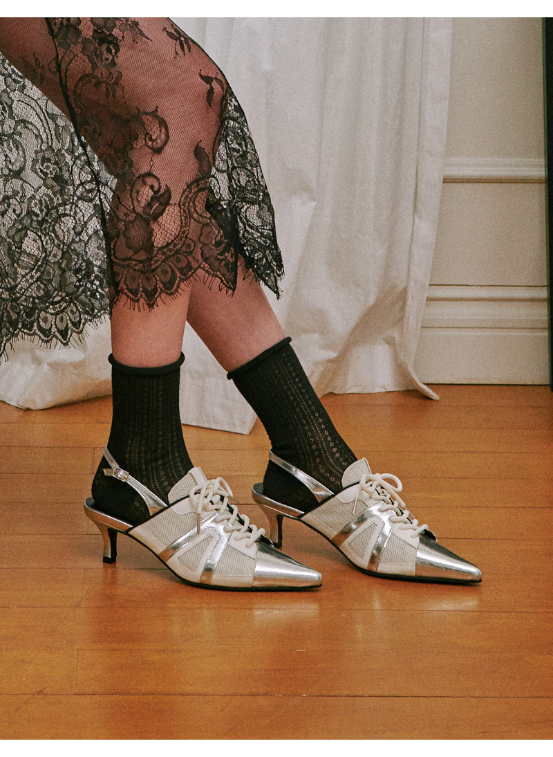 프리플라 ljh097-7 stiletto two tone slingback _ 2colors - G마켓 모바일